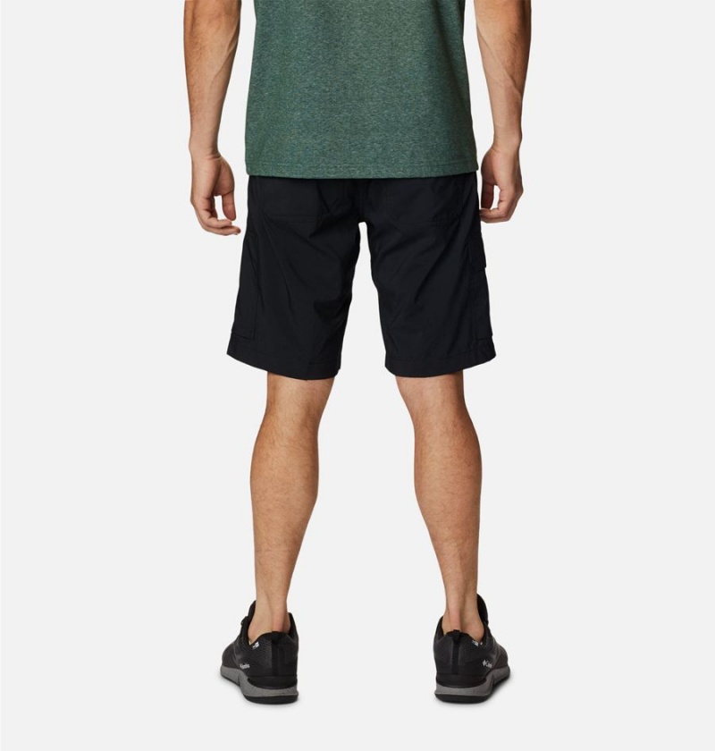 Columbia Silver Ridge Utility Cargo Men's Shorts Black | QFIZPJ-572
