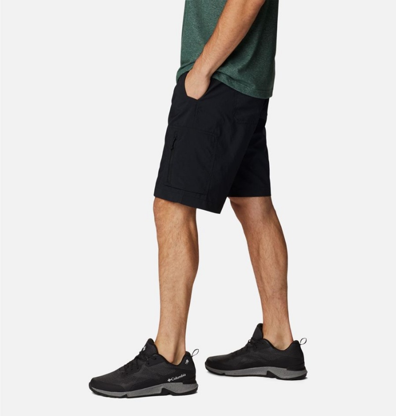 Columbia Silver Ridge Utility Cargo Men's Shorts Black | QFIZPJ-572