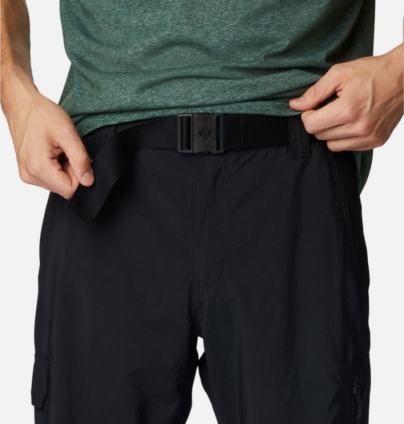 Columbia Silver Ridge Utility Cargo Men's Shorts Black | QFIZPJ-572