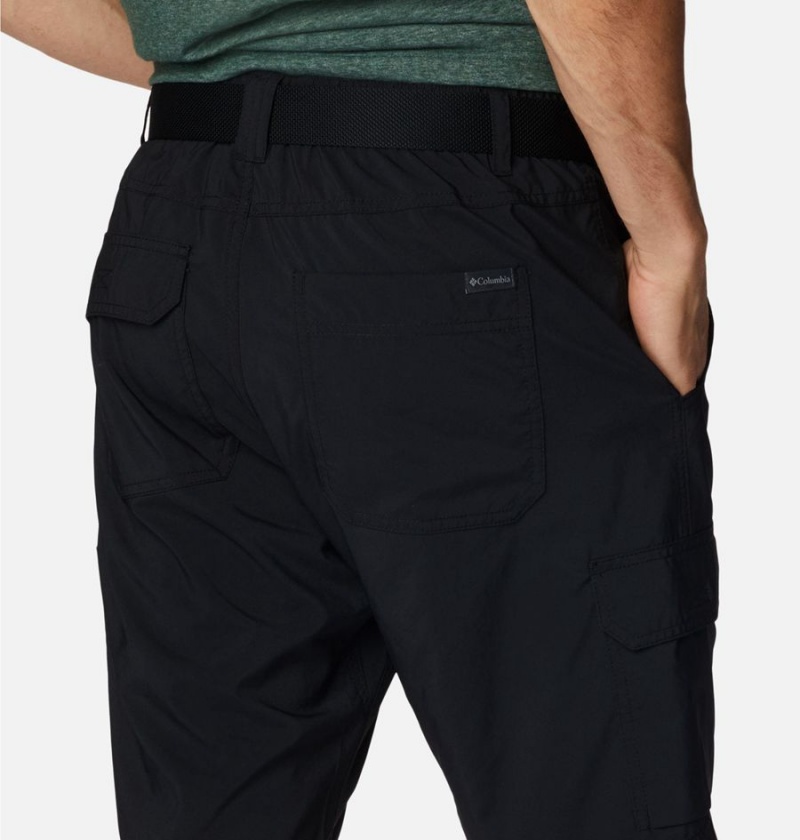 Columbia Silver Ridge Utility Cargo Men's Shorts Black | QFIZPJ-572