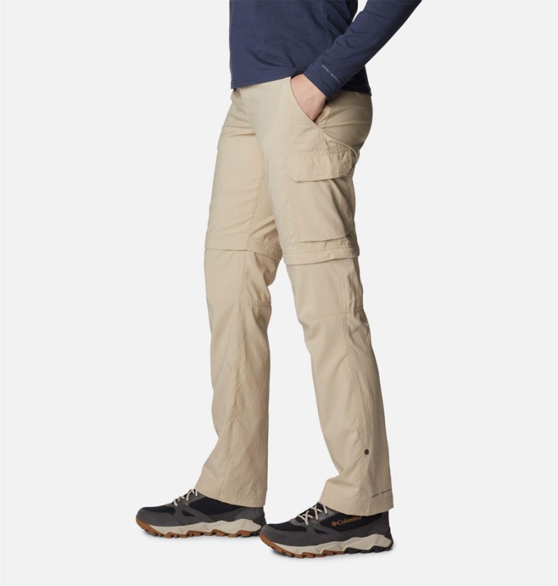 Columbia Silver Ridge Utility Convertible Women's Pants Khaki | KHSUTJ-836