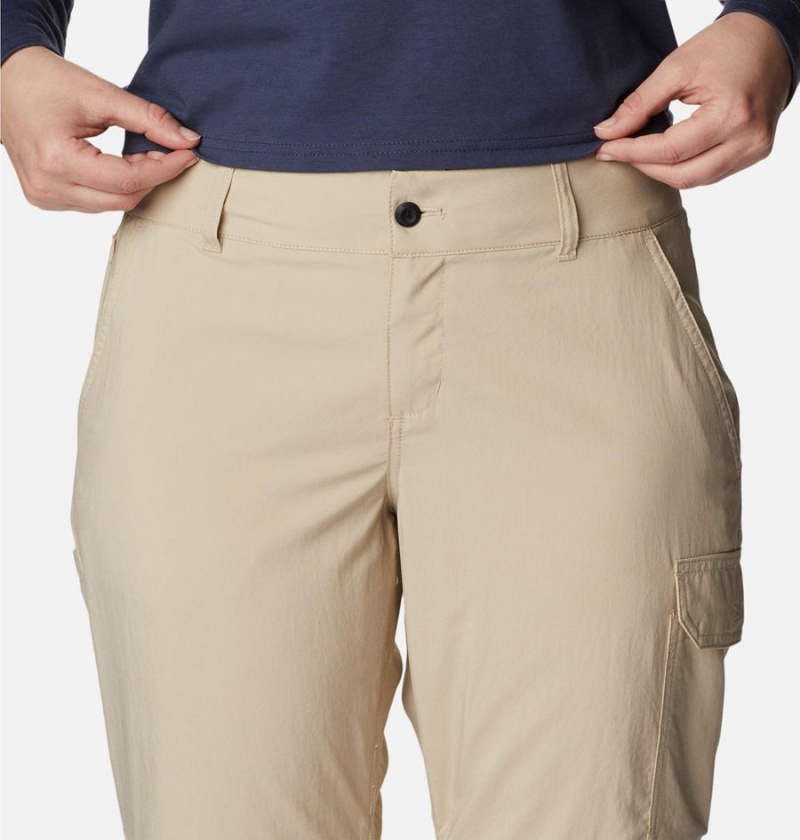 Columbia Silver Ridge Utility Convertible Women's Pants Khaki | KHSUTJ-836