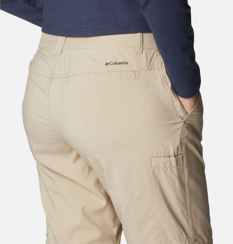 Columbia Silver Ridge Utility Convertible Women's Pants Khaki | KHSUTJ-836