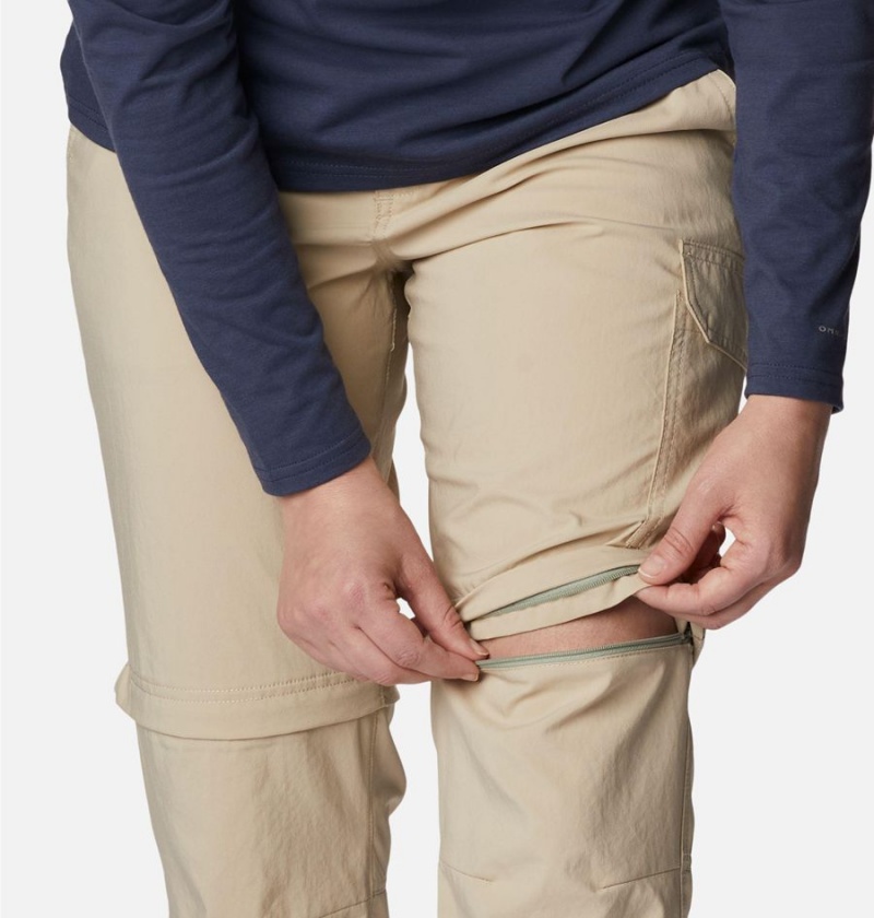 Columbia Silver Ridge Utility Convertible Women's Pants Khaki | KHSUTJ-836