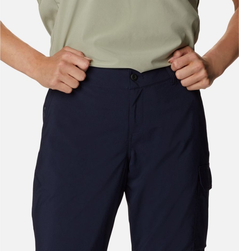Columbia Silver Ridge Utility Convertible Women's Pants Navy | AQPWLI-548