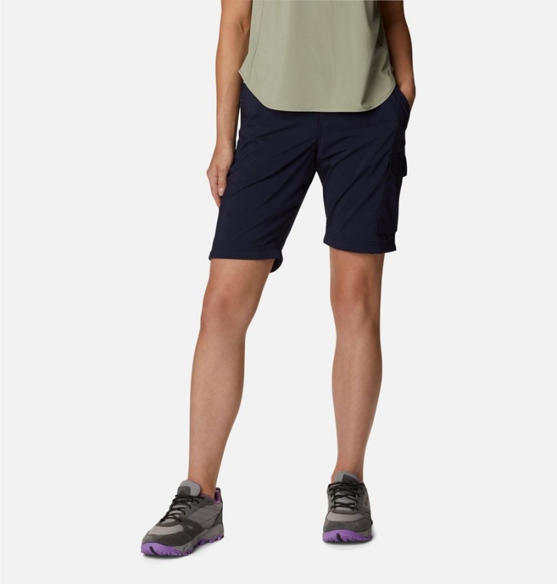 Columbia Silver Ridge Utility Convertible Women's Pants Navy | AQPWLI-548