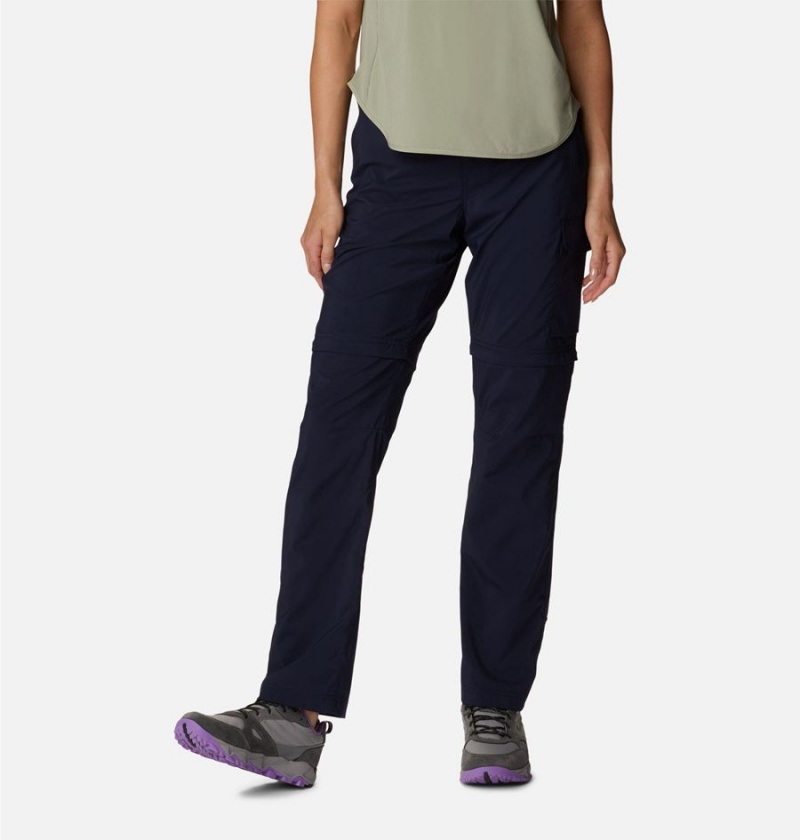 Columbia Silver Ridge Utility Convertible Women\'s Pants Navy | AQPWLI-548