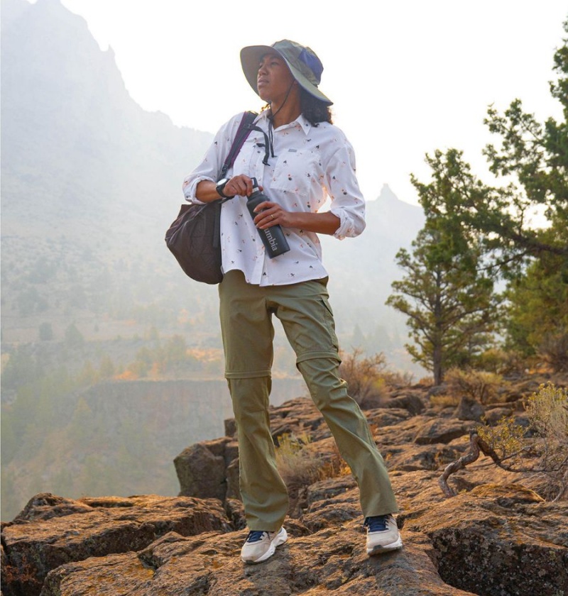 Columbia Silver Ridge Utility Convertible Women's Pants Green | APFHJM-587