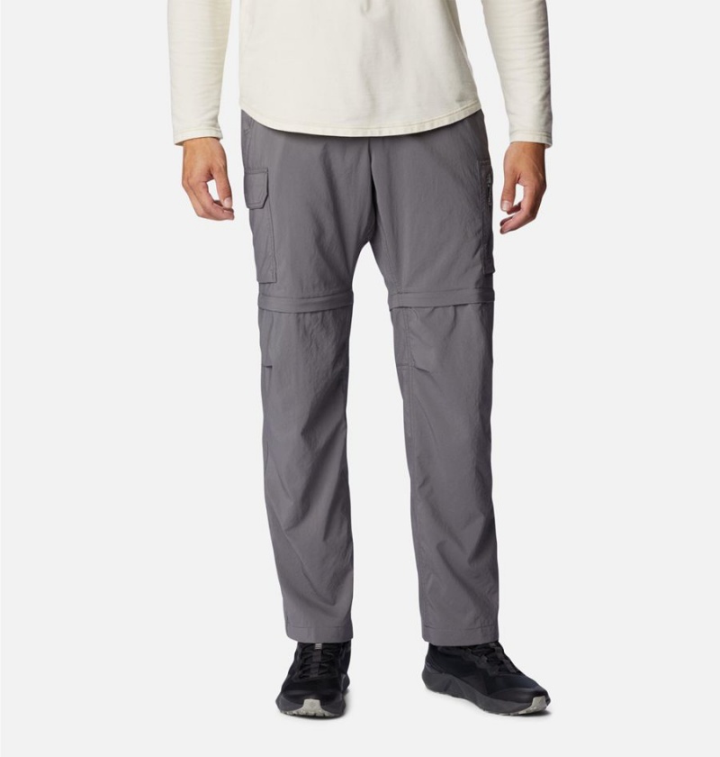 Columbia Silver Ridge Utility Convertible Men\'s Pants Grey | SWIKVQ-857