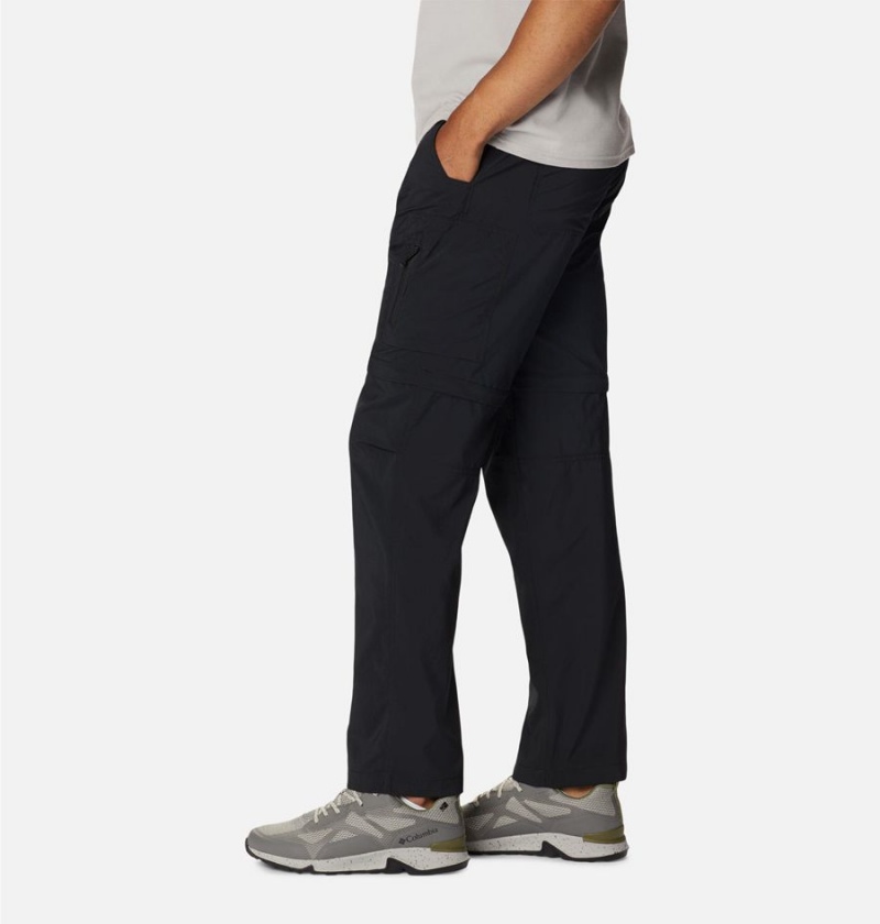 Columbia Silver Ridge Utility Convertible Men's Pants Black | UOIXWC-917