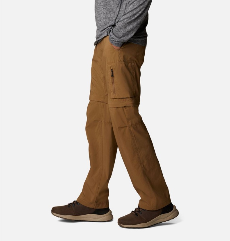 Columbia Silver Ridge Utility Convertible Men's Pants Brown | OGUCQH-218