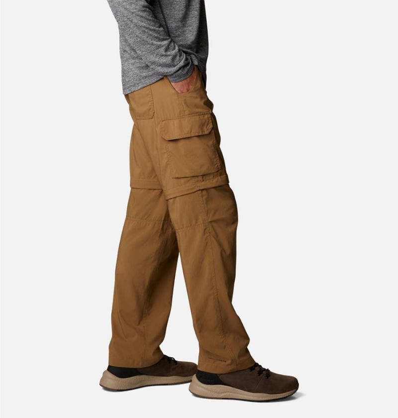 Columbia Silver Ridge Utility Convertible Men's Pants Brown | OGUCQH-218