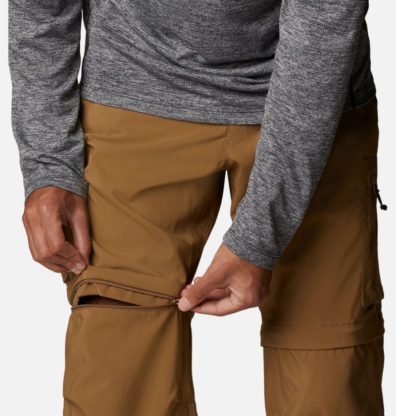 Columbia Silver Ridge Utility Convertible Men's Pants Brown | OGUCQH-218