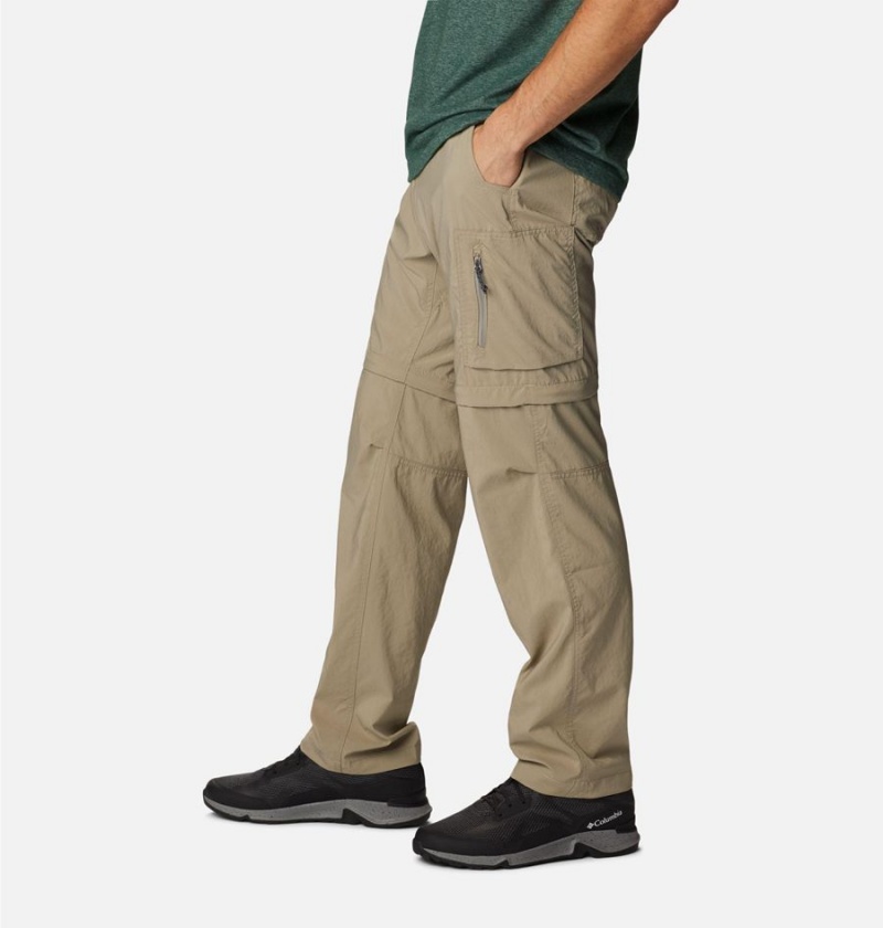 Columbia Silver Ridge Utility Convertible Men's Pants Khaki | OPIYSZ-520