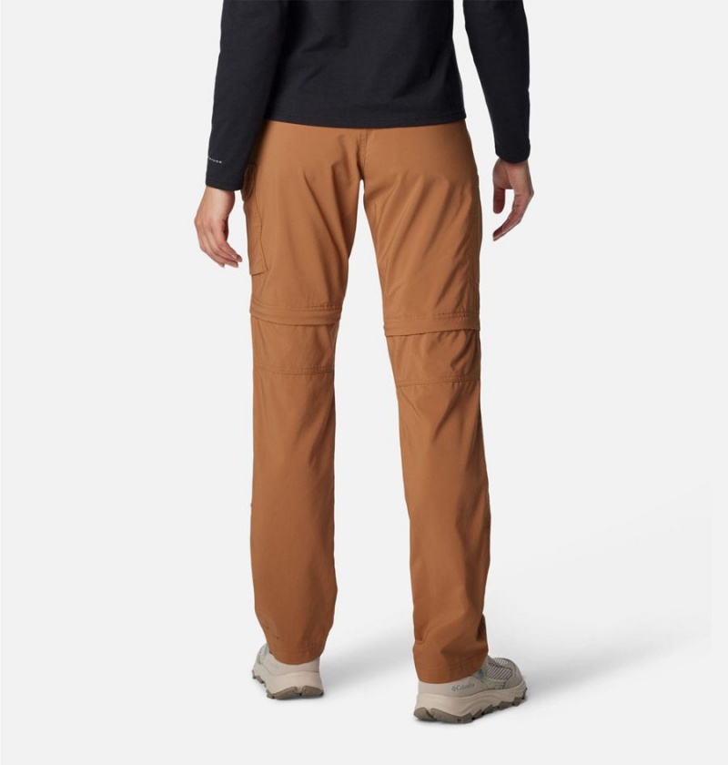 Columbia Silver Ridge Utility Convertible Women's Pants Brown | CAHSOU-013