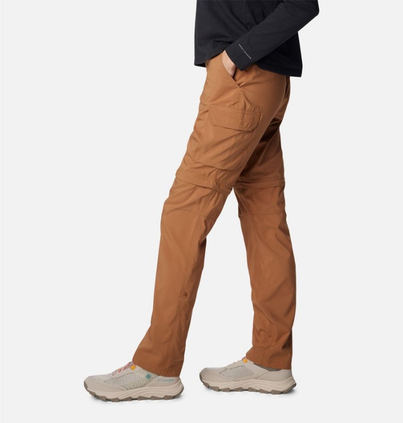 Columbia Silver Ridge Utility Convertible Women's Pants Brown | CAHSOU-013