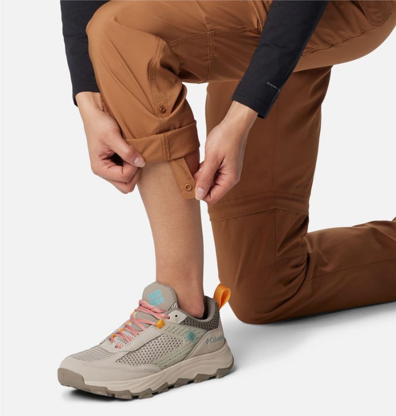 Columbia Silver Ridge Utility Convertible Women's Pants Brown | CAHSOU-013