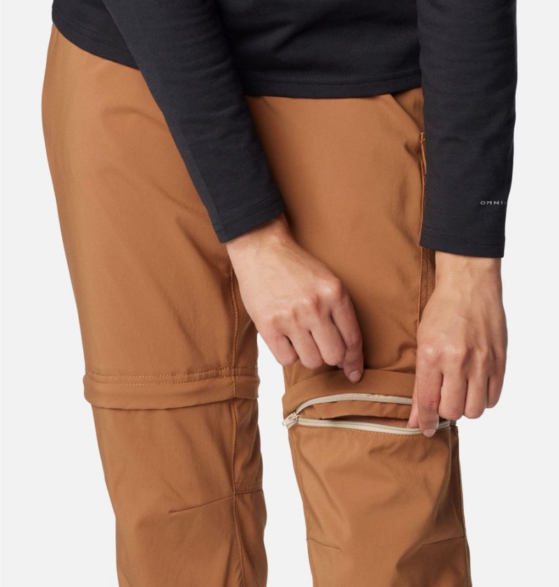 Columbia Silver Ridge Utility Convertible Women's Pants Brown | CAHSOU-013