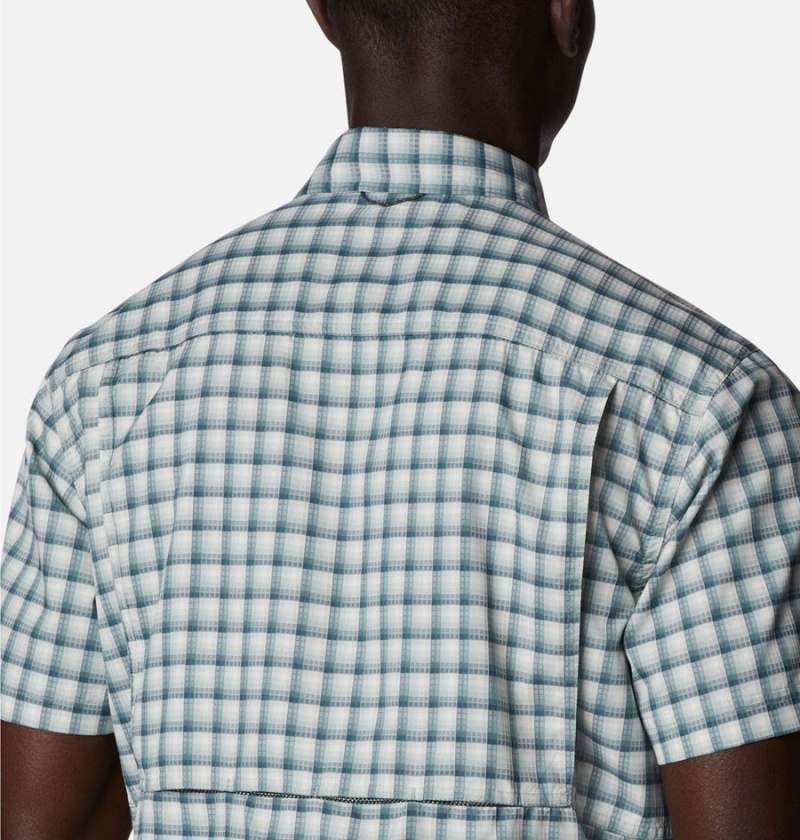 Columbia Silver Ridge Utility Lite Novelty Short Sleeve Men's Shirt Grey | WNSDAY-327