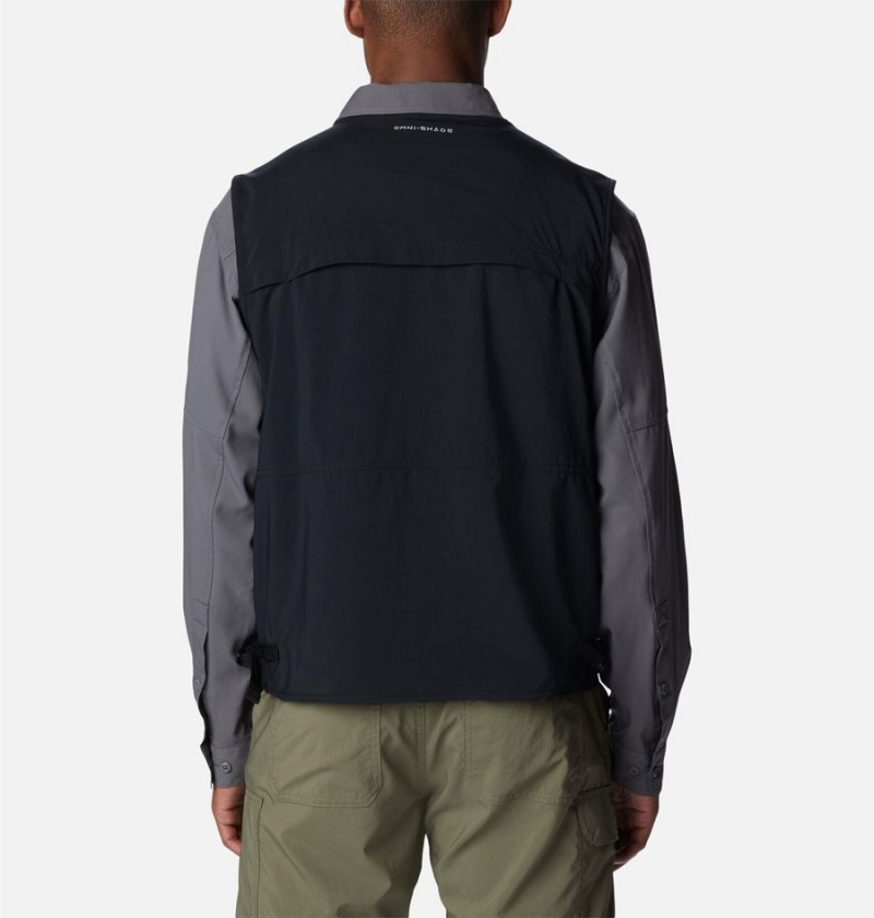 Columbia Silver Ridge Utility Men's Vest Black | WGSYAR-389