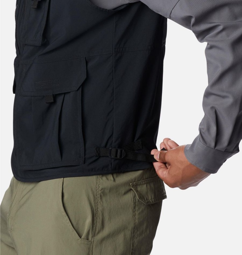 Columbia Silver Ridge Utility Men's Vest Black | WGSYAR-389