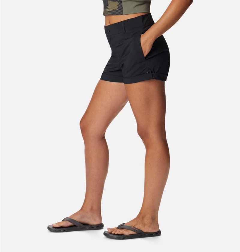 Columbia Silver Ridge Utility Women's Shorts Black | JESWNB-768