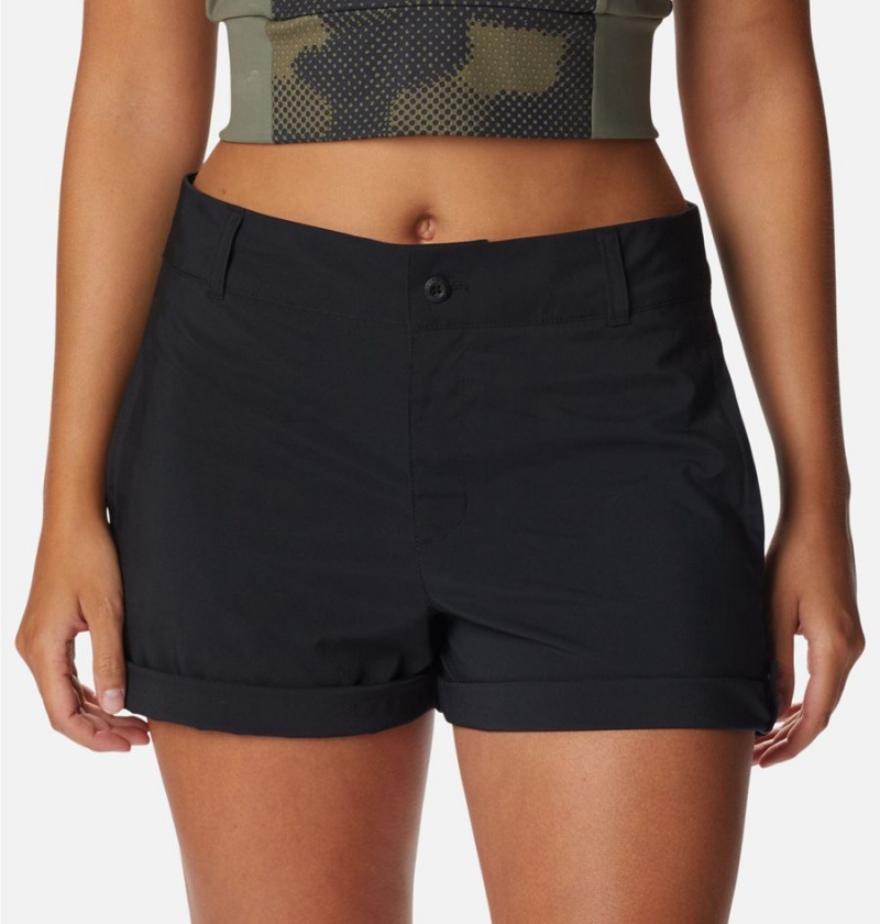Columbia Silver Ridge Utility Women's Shorts Black | JESWNB-768
