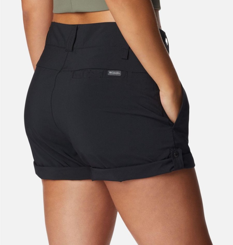 Columbia Silver Ridge Utility Women's Shorts Black | JESWNB-768
