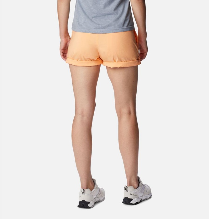 Columbia Silver Ridge Utility Women's Shorts Orange | IDNECB-918
