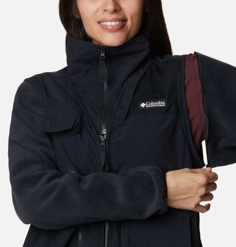 Columbia Skeena River Women's 3 In 1 Jackets Black | DVGRXF-321