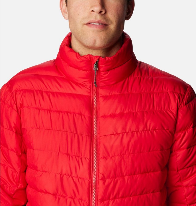 Columbia Slope Edge Insulated Men's Puffer Jacket Red | TLRPVY-938