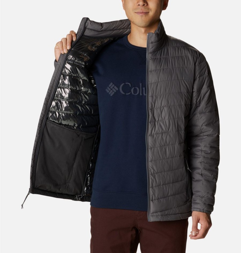 Columbia Slope Edge Insulated Men's Puffer Jacket Grey | ETCIHM-598
