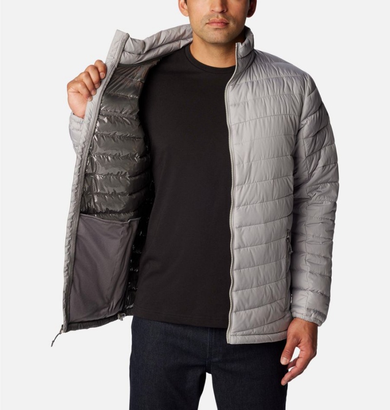 Columbia Slope Edge Insulated Men's Puffer Jacket Grey | IFXHWS-214