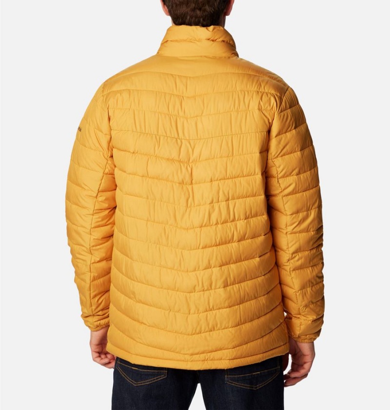 Columbia Slope Edge Insulated Men's Puffer Jacket Yellow | WEAGVQ-380