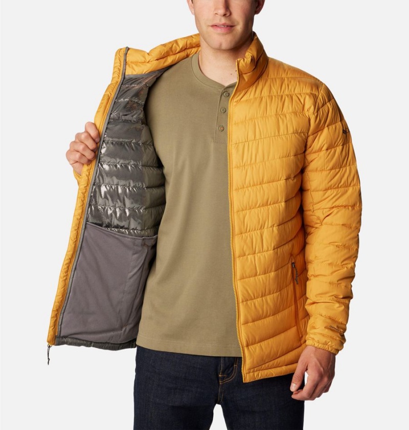 Columbia Slope Edge Insulated Men's Puffer Jacket Yellow | WEAGVQ-380