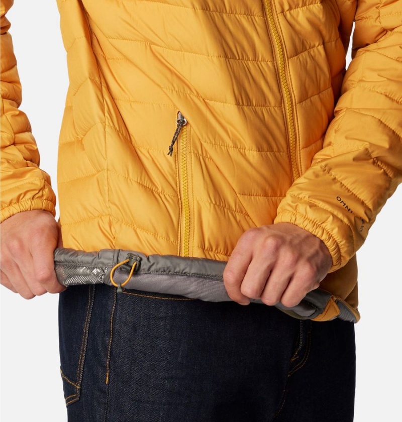 Columbia Slope Edge Insulated Men's Puffer Jacket Yellow | WEAGVQ-380