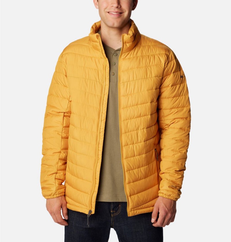 Columbia Slope Edge Insulated Men's Puffer Jacket Yellow | WEAGVQ-380