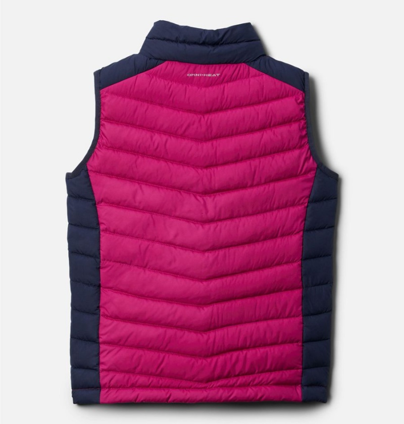 Columbia Slope Edge Kids' Vest Red | LGBNFH-739