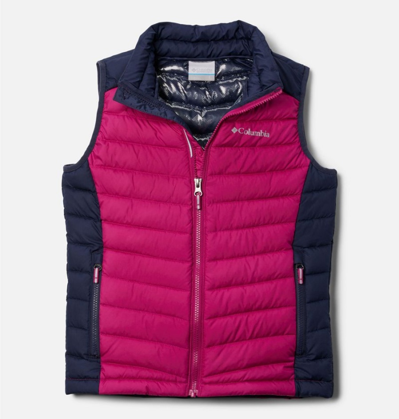 Columbia Slope Edge Kids\' Vest Red | LGBNFH-739