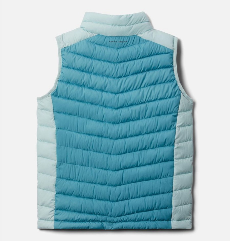 Columbia Slope Edge Kids' Vest Turquoise | KWRSZO-054