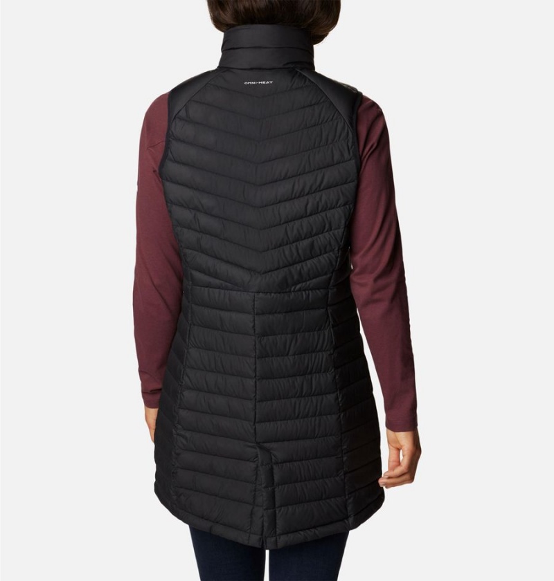 Columbia Slope Edge Long Women's Vest Black | RHWGIS-174