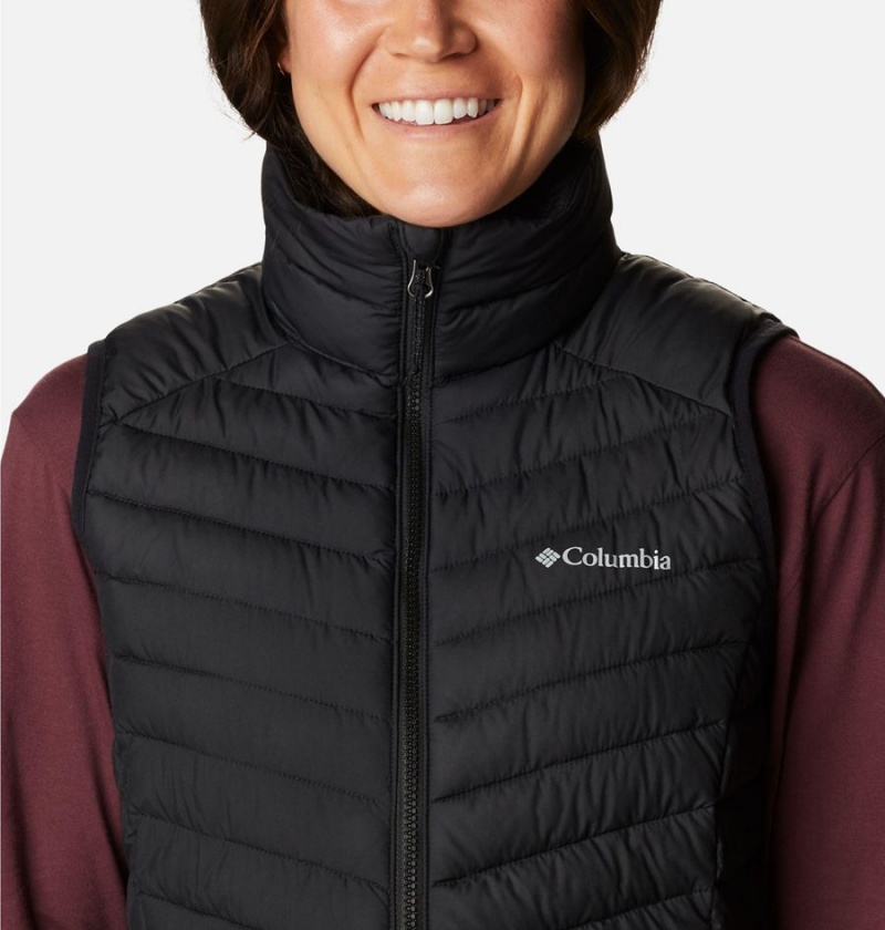 Columbia Slope Edge Long Women's Vest Black | RHWGIS-174