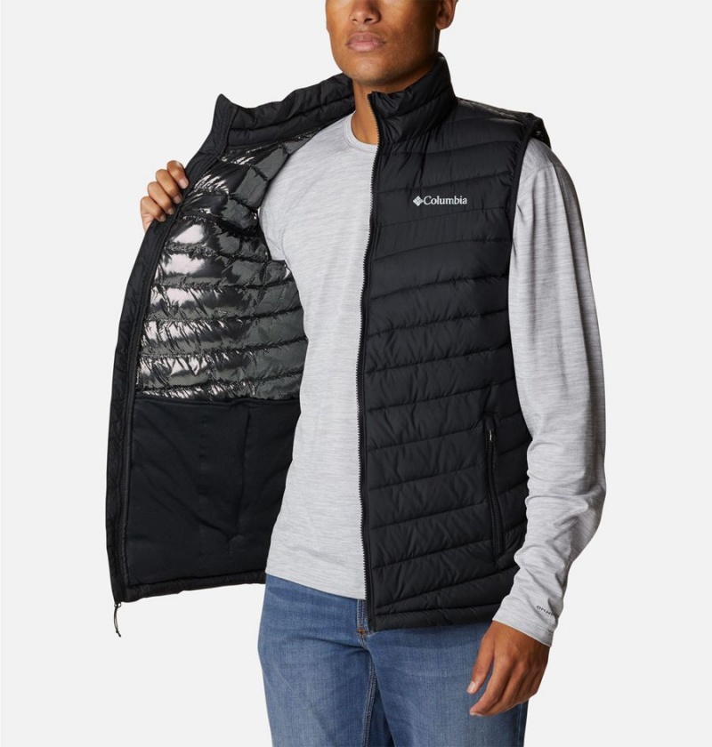 Columbia Slope Edge Men's Vest Black | WJABDN-268