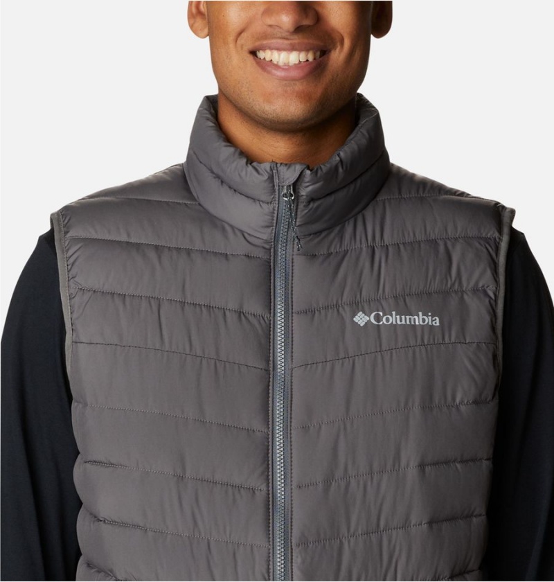 Columbia Slope Edge Men's Vest Grey | KXJHEQ-214