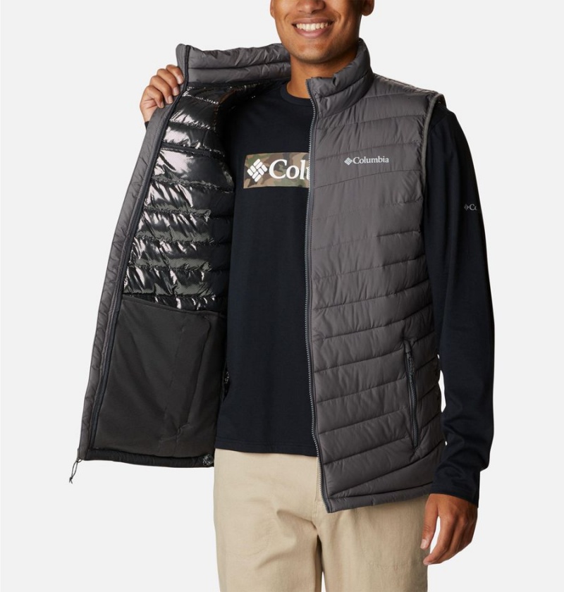 Columbia Slope Edge Men's Vest Grey | KXJHEQ-214