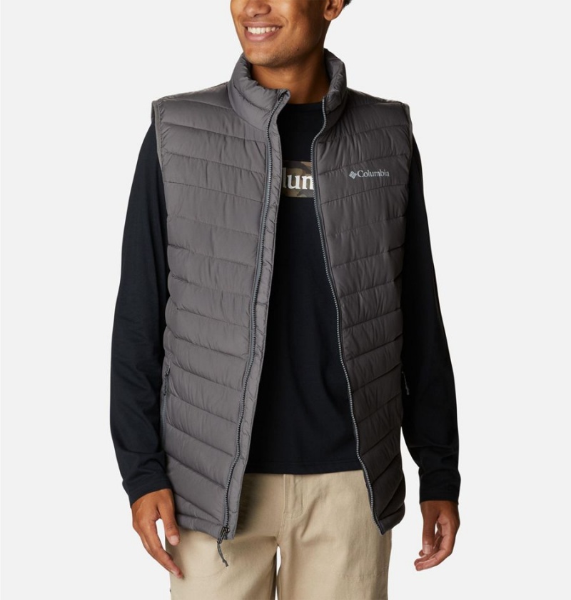 Columbia Slope Edge Men's Vest Grey | KXJHEQ-214