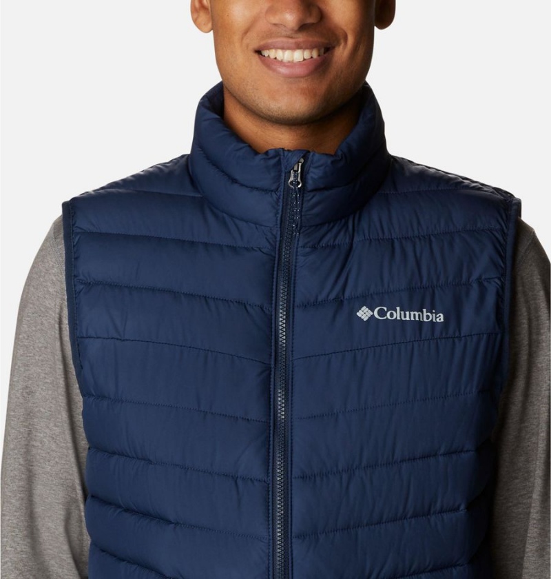 Columbia Slope Edge Men's Vest Navy | XVZQHI-671