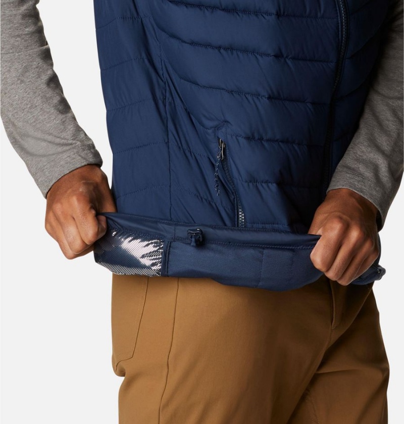 Columbia Slope Edge Men's Vest Navy | XVZQHI-671