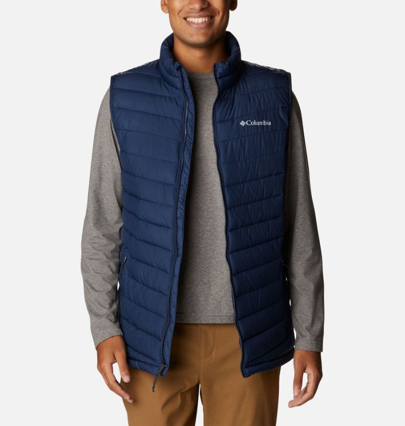 Columbia Slope Edge Men's Vest Navy | XVZQHI-671