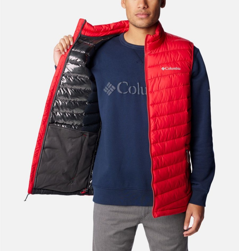 Columbia Slope Edge Men's Vest Red | GRKBZD-127